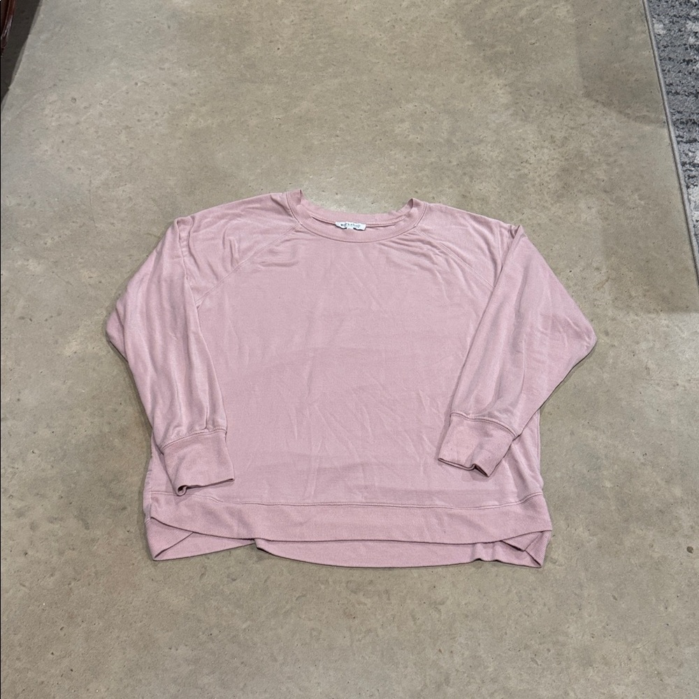 Workshop Republic Clothing Dusty Pink Knit Top